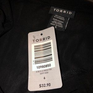 Torrid Mesh work out shirt
